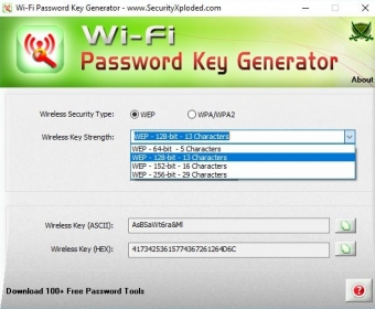 Generate Wep Key Through Password
